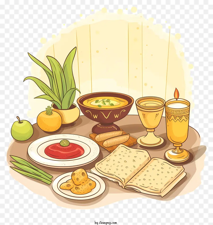 Pessach，Jantar Judaico Tradicional PNG