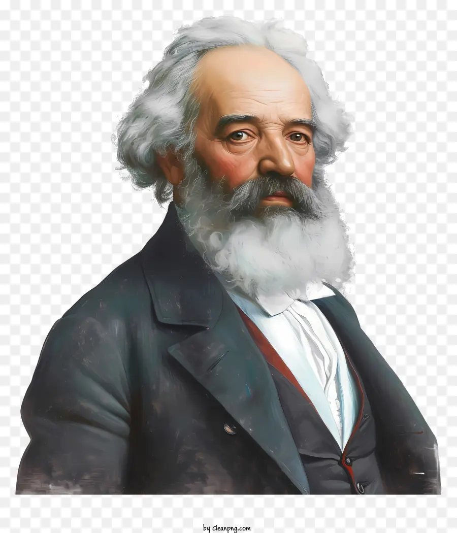 Karl Marx，Homem Mais Velho PNG
