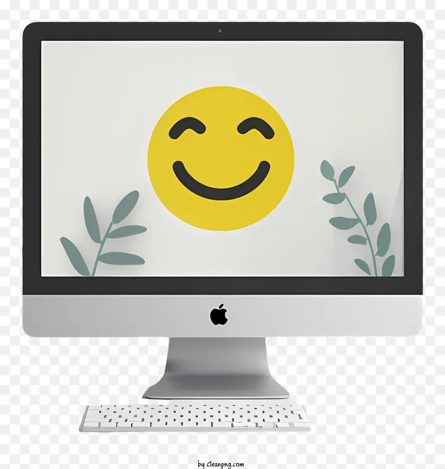 Monitor De Computador，Smiley Face PNG