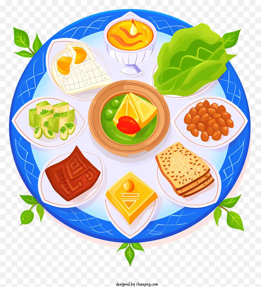 Pesach，Prato De Comida Colorido PNG