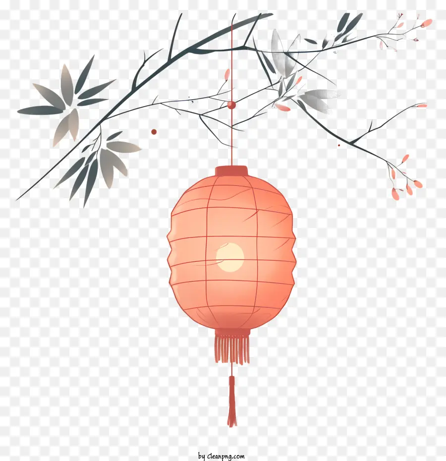 Lampion Chinês，Lanterna Rosa PNG