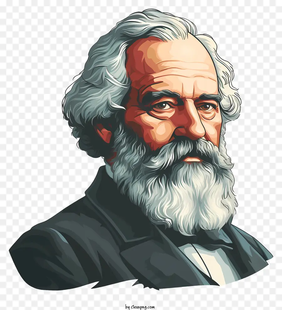 Karl Marx，Idosos Cavalheiros PNG
