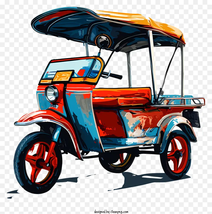 Auto Rickshaw，Veículo De Três Rodas PNG