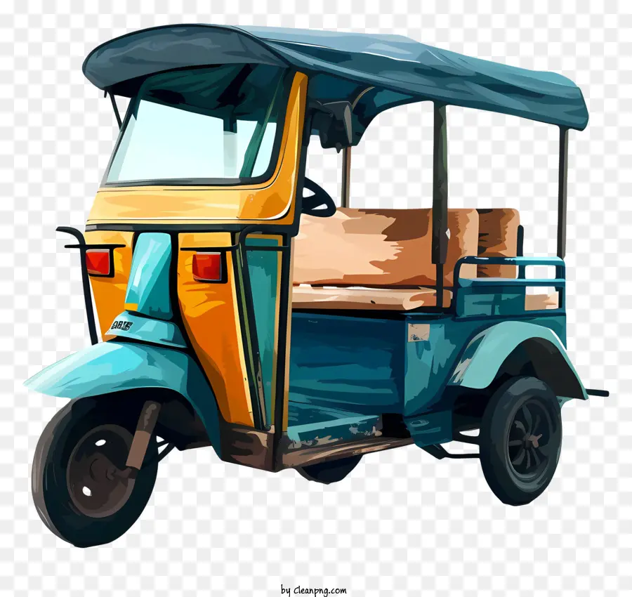 Auto Rickshaw，Carrinho De Três Rodas PNG