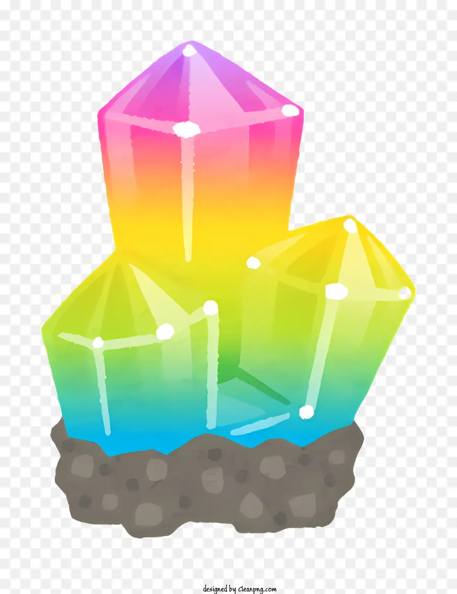 Bola De Cristal，Cores Do Arco íris PNG