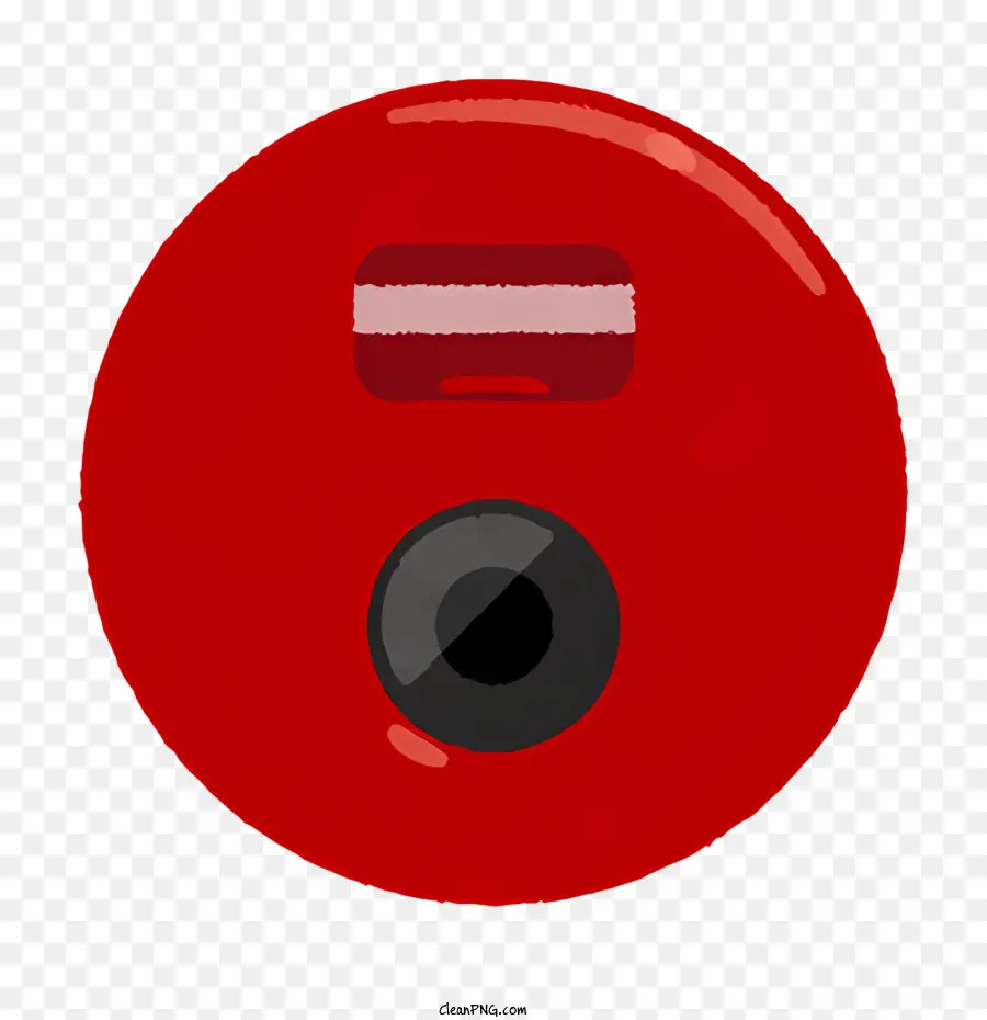 Objeto Circular Vermelho，Cruz Em Preto E Branco PNG