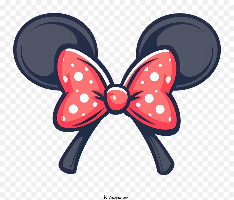 Arco Da Minnie，Orelhas De Rato Com Arco PNG