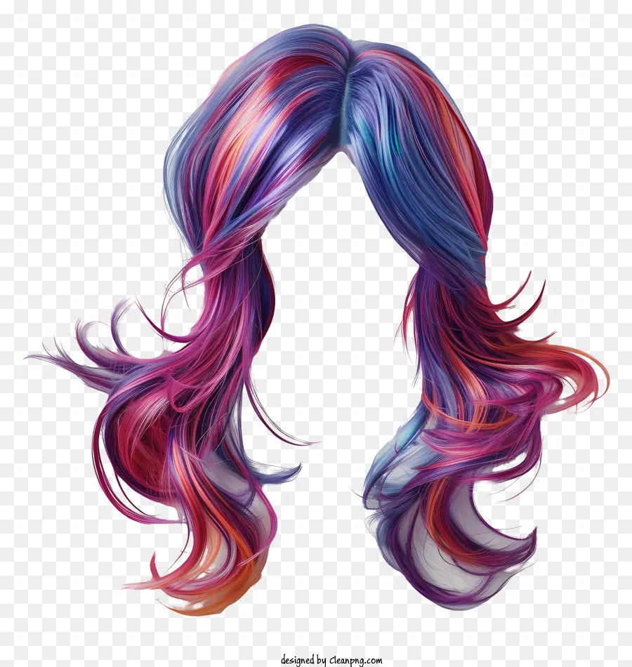 Peruca，Cabelo Multicolorido PNG