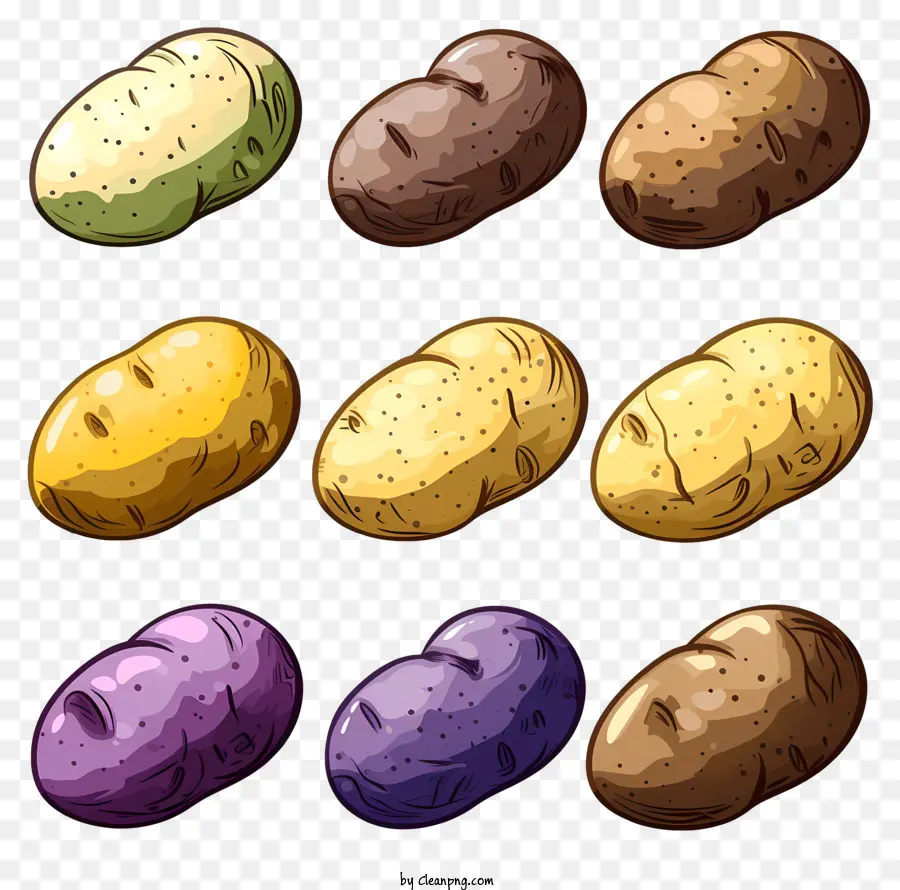 Batatas，Tipos De Batatas PNG
