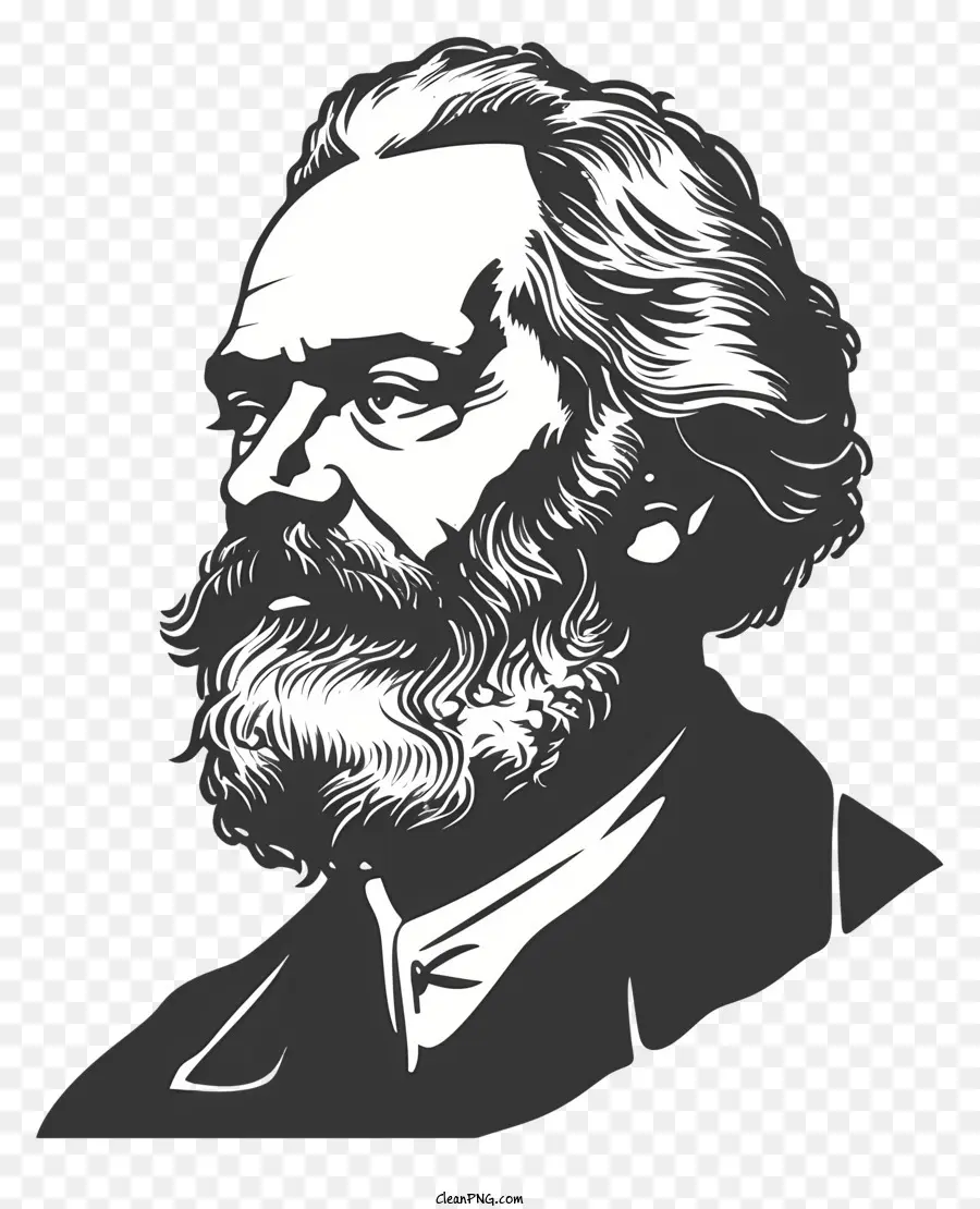 Karl Marx，Barba PNG