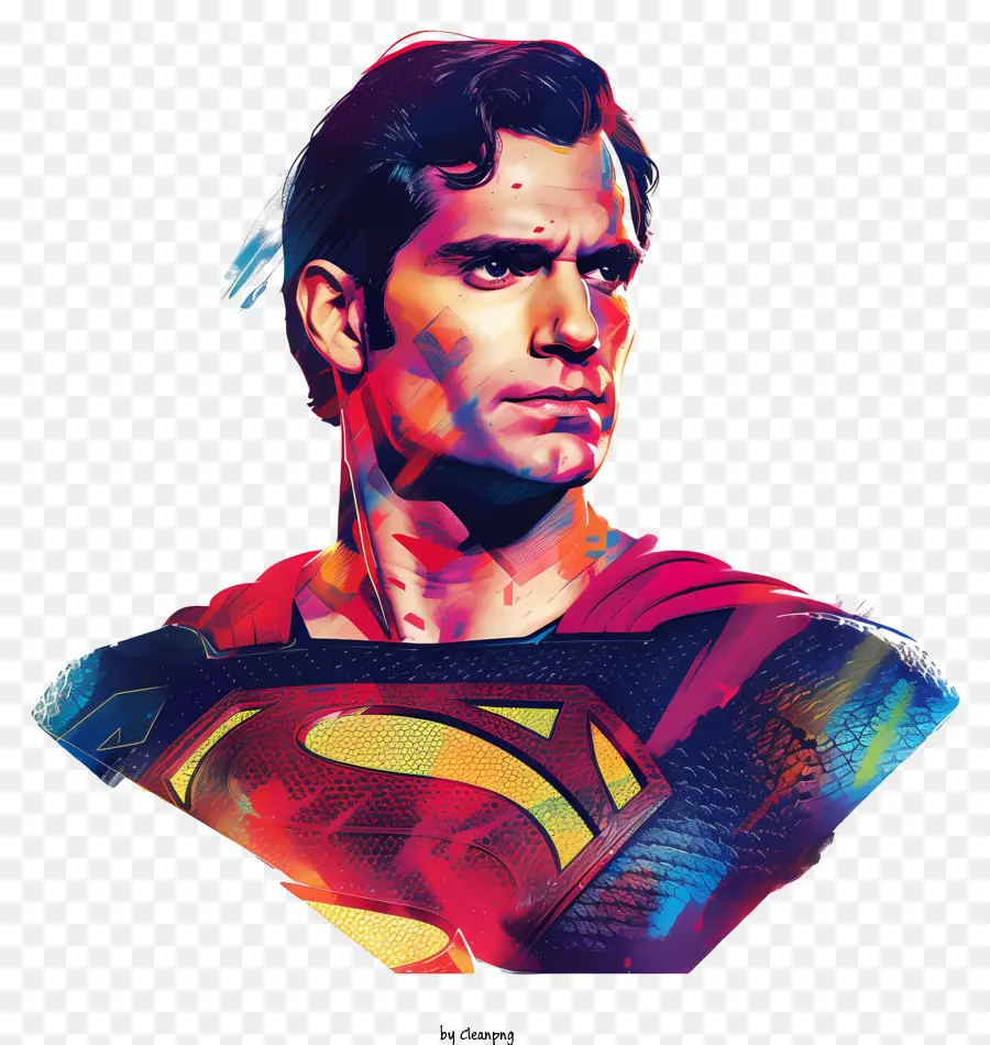 Superman，Closeup PNG
