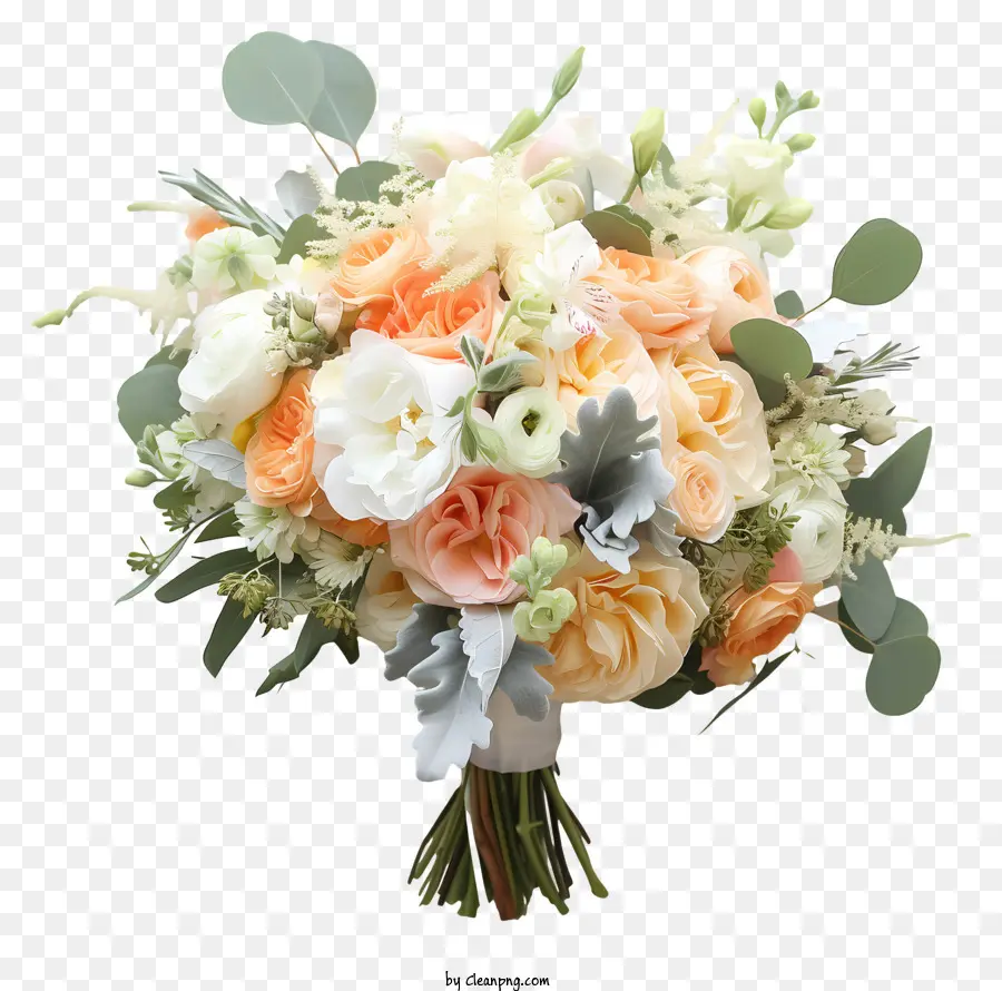 Buquê De Flores De Casamento，Bouquet Of Flowers PNG