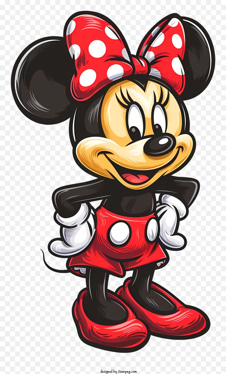Minnie Mouse，Conto De Natal Do Mickey PNG