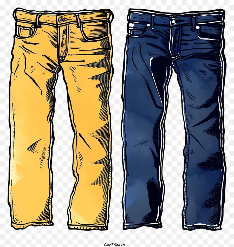 Jeans，Calça PNG