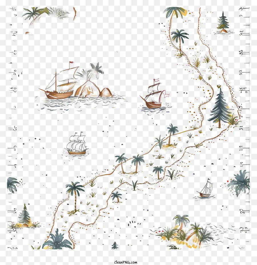Mapa Do Tesouro，Pirata PNG