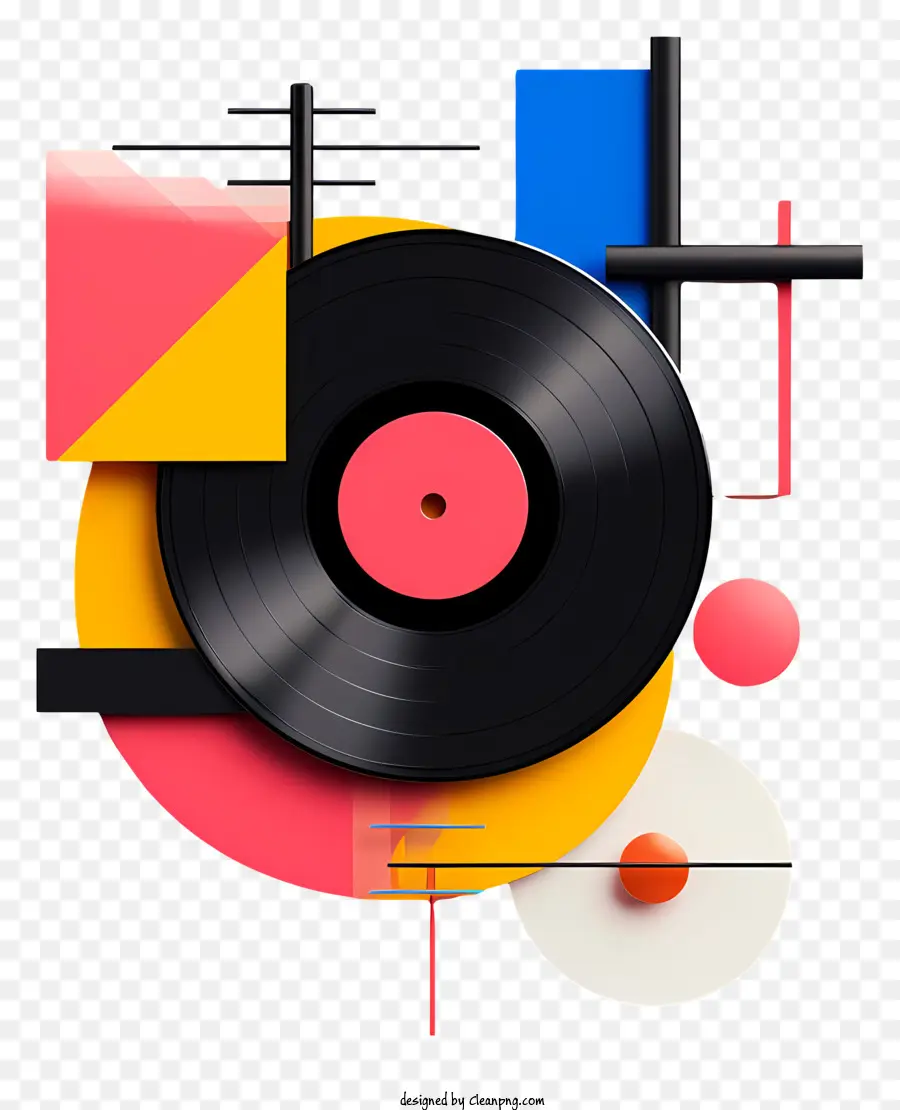 Disco De Vinil，Plataforma Giratória PNG