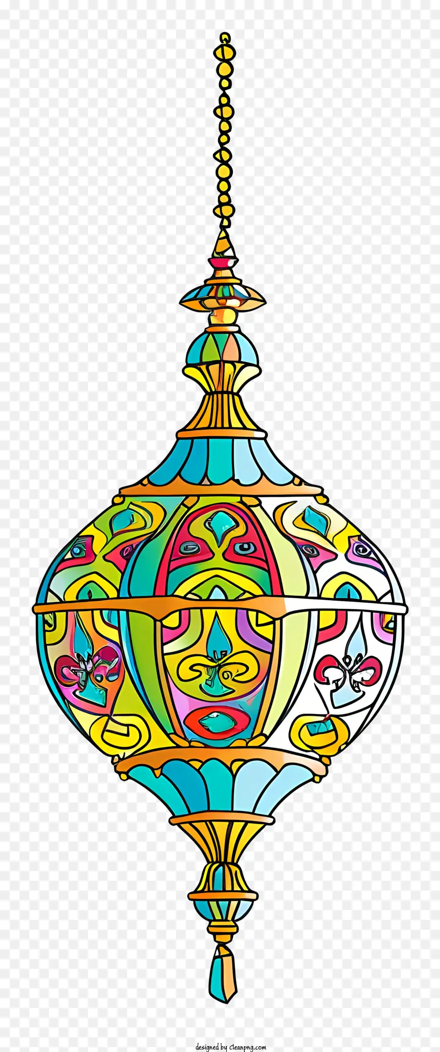 Islâmica Lâmpada，Lâmpada Colorida PNG