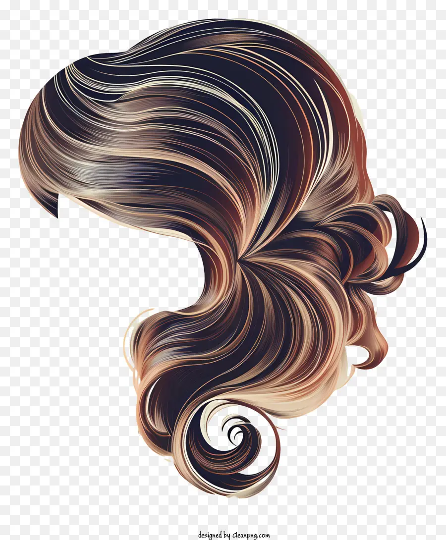 Peruca De Cabelo，Cabelo Feminino PNG