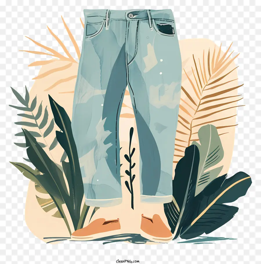 Calças De Brim，Denim PNG