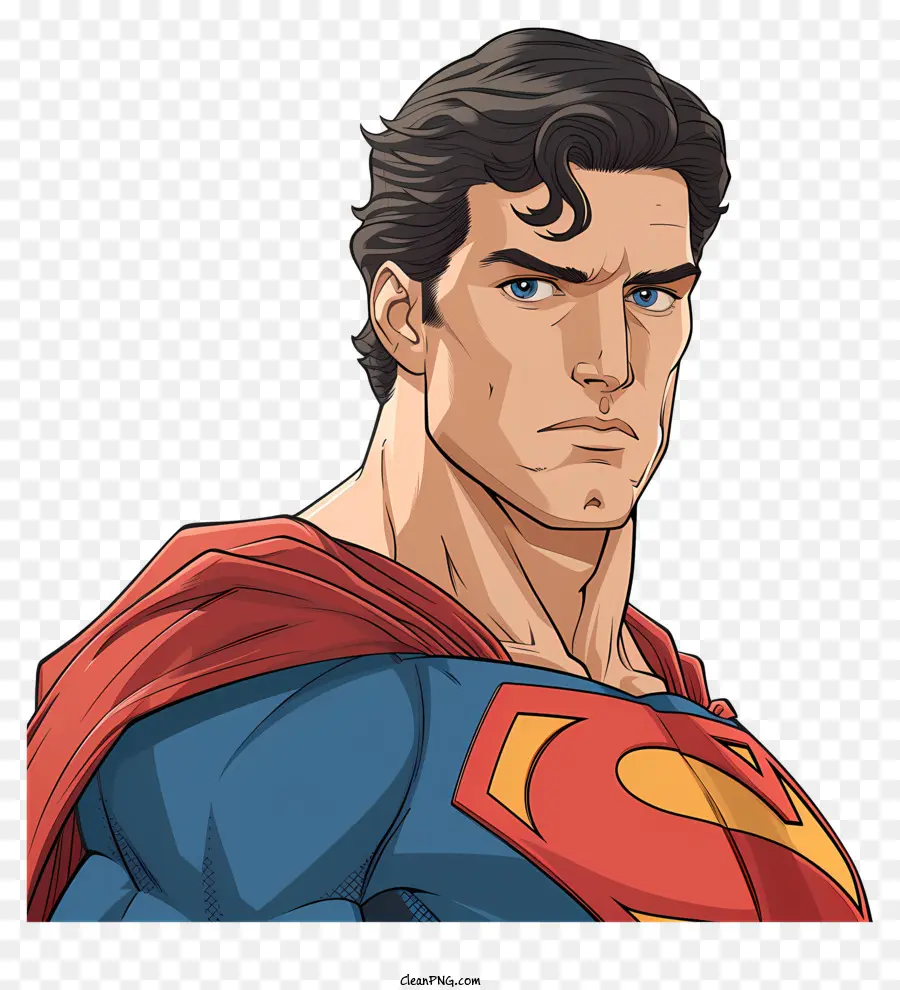 Superman，Cabelos Escuros PNG