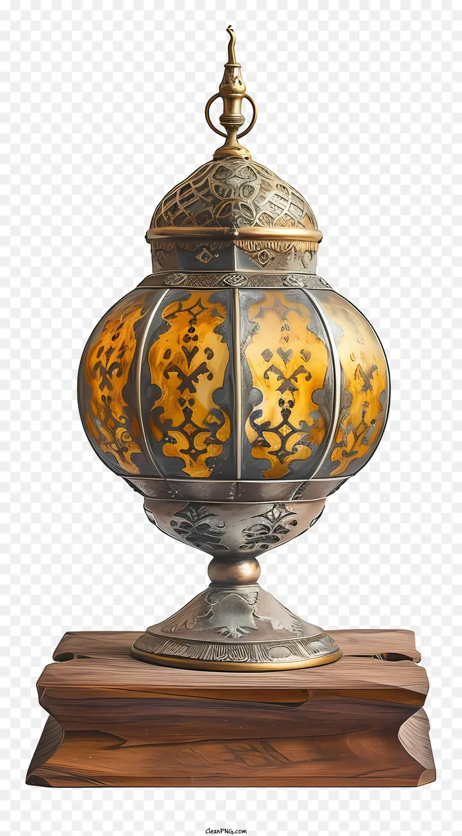 Islâmica Lâmpada，Pequena Caixa De Madeira PNG