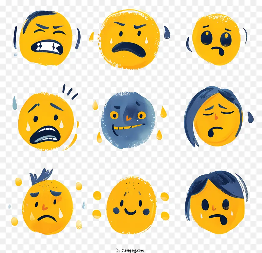 Emoticons De，Emojis PNG