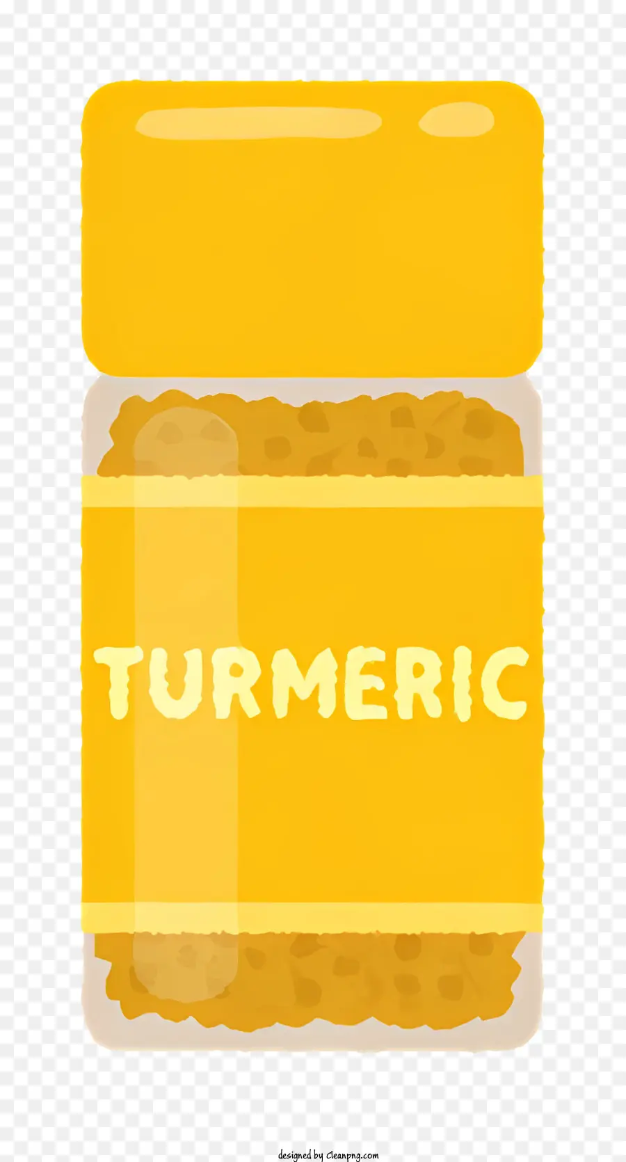 Elementos De Tempero，Frasco De Cúrcuma PNG