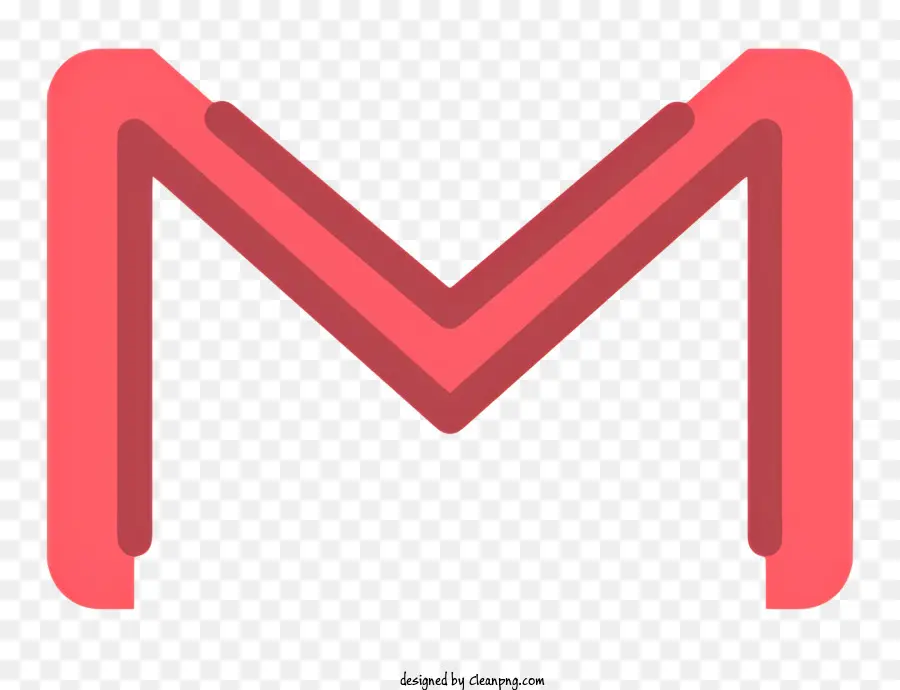 Logotipo Do Google Do Gmail，Forma Listrada Vermelha E Rosa PNG