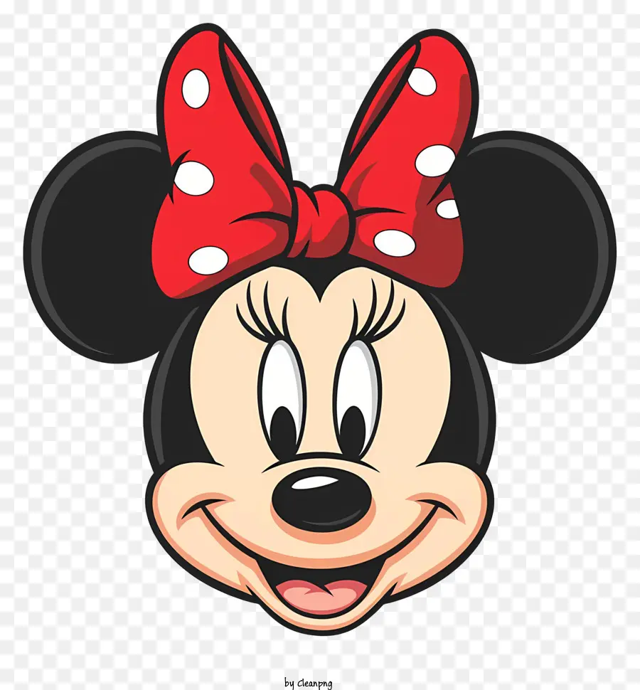 Minnie Mouse PNG - Minnie Mouse Personagem De Desenho Animado Vermelho De  Bolinhas Arco ilustração transparente