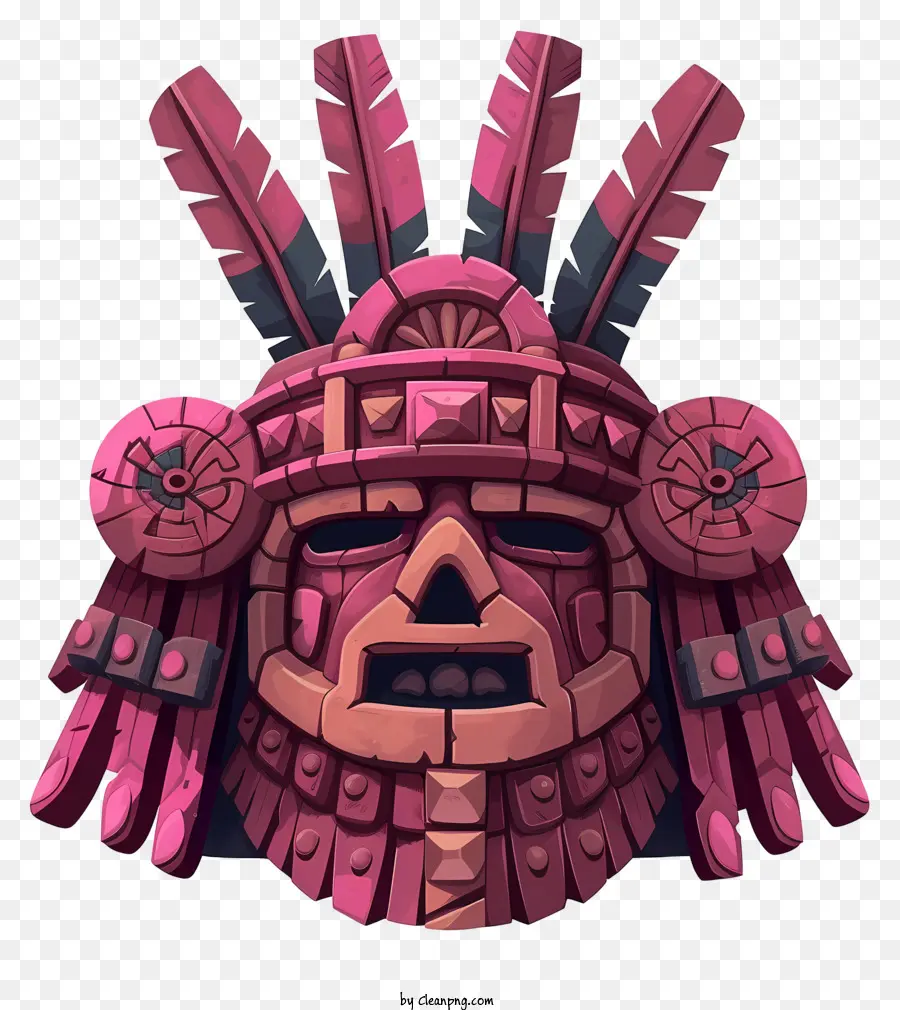 Empire Inca Capéu，Máscara Cor De Rosa PNG