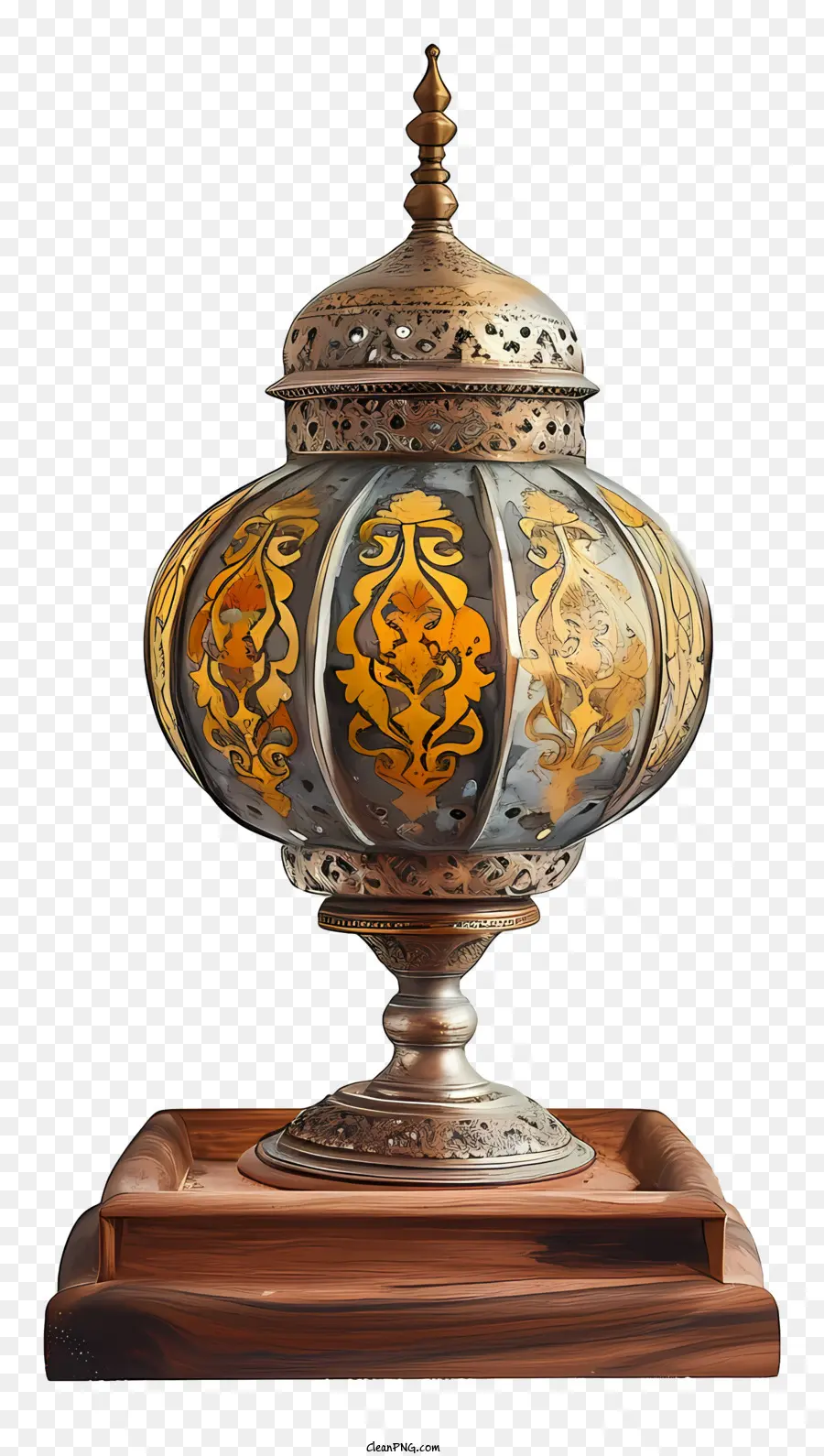 Islâmica Lâmpada，Vaso Ornamentado PNG