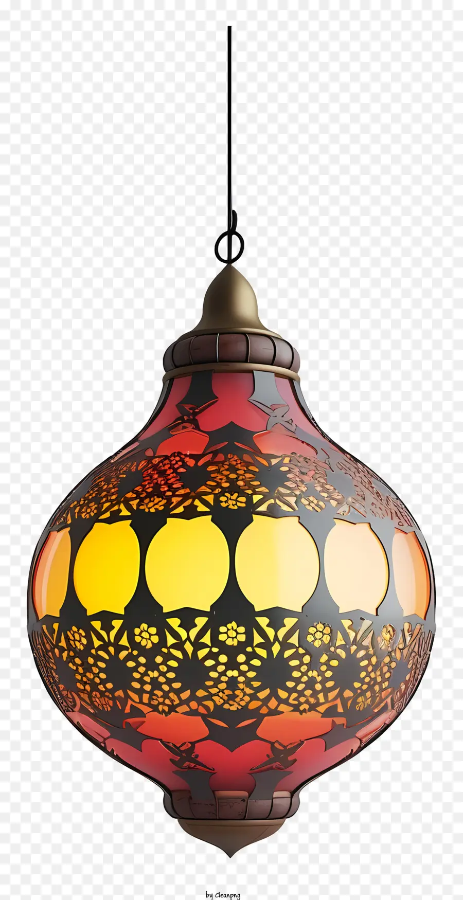 Islâmica Lâmpada，Lâmpada De Vidro Colorido PNG