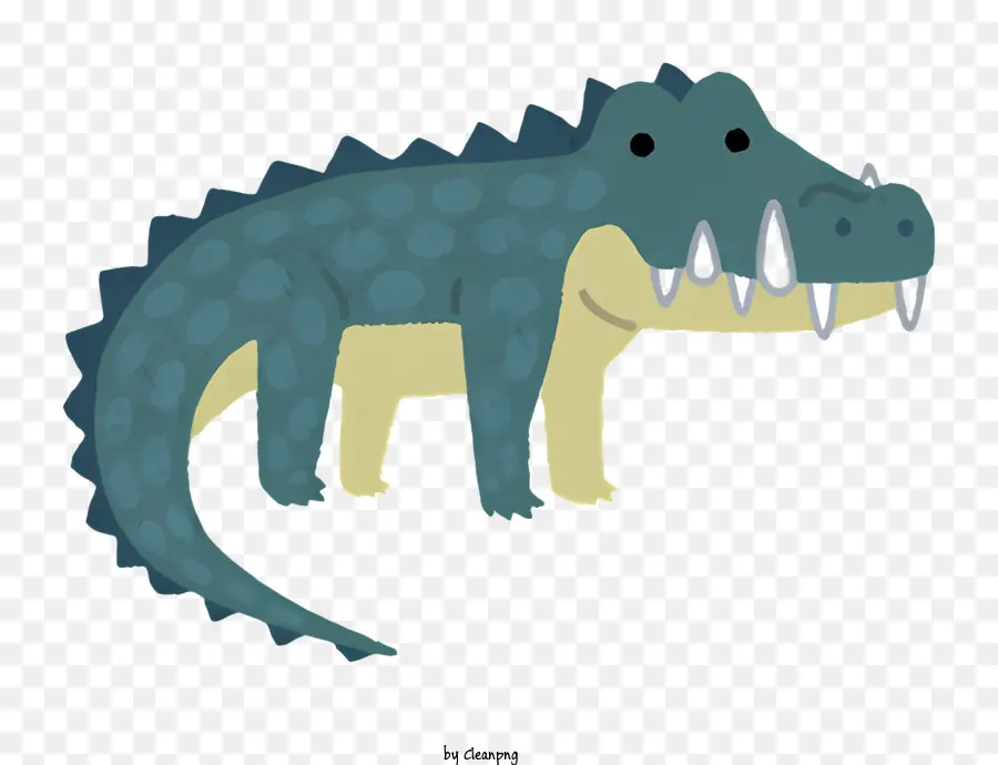 Crocodilo，Azul Crocodilo PNG
