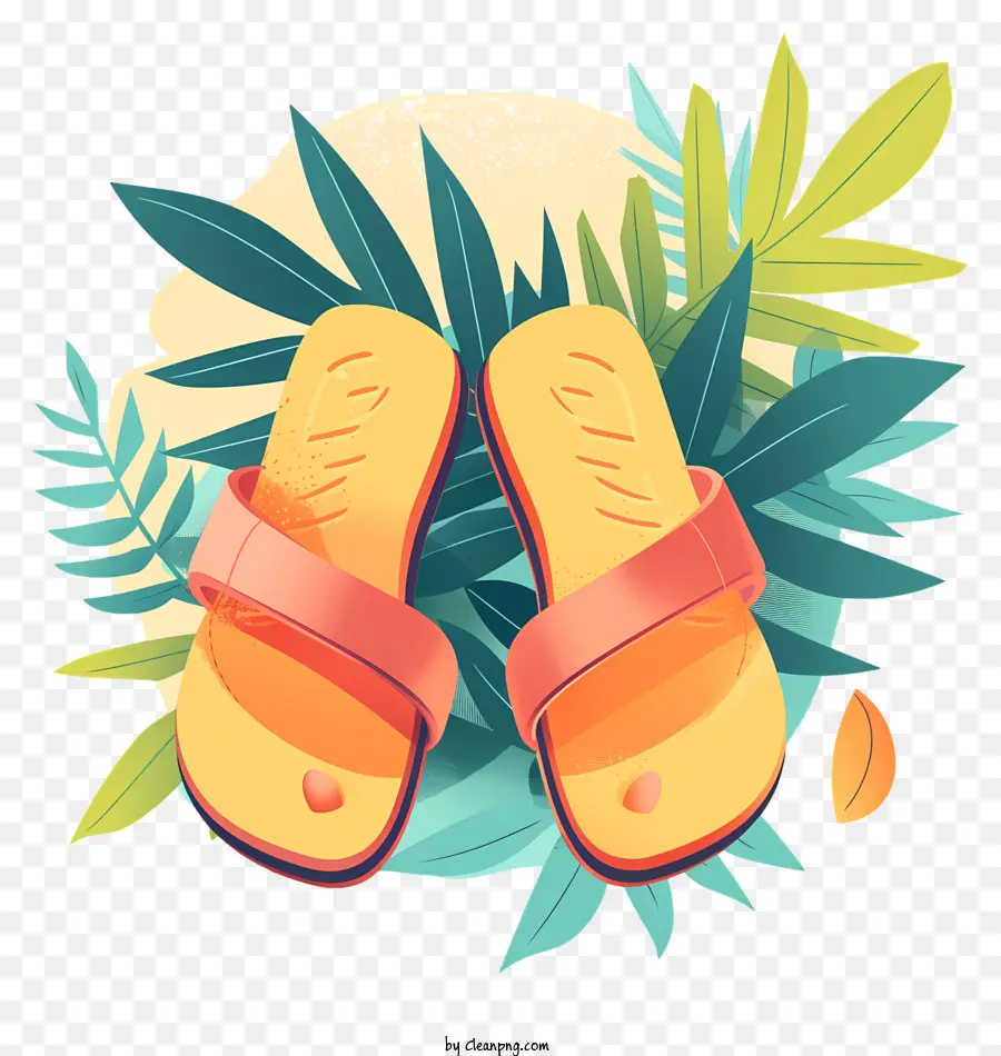 Sandálias De Couro，Flip Flops PNG