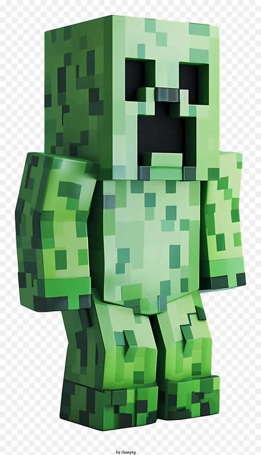 Minecraft Creeper，O Monstro Verde PNG