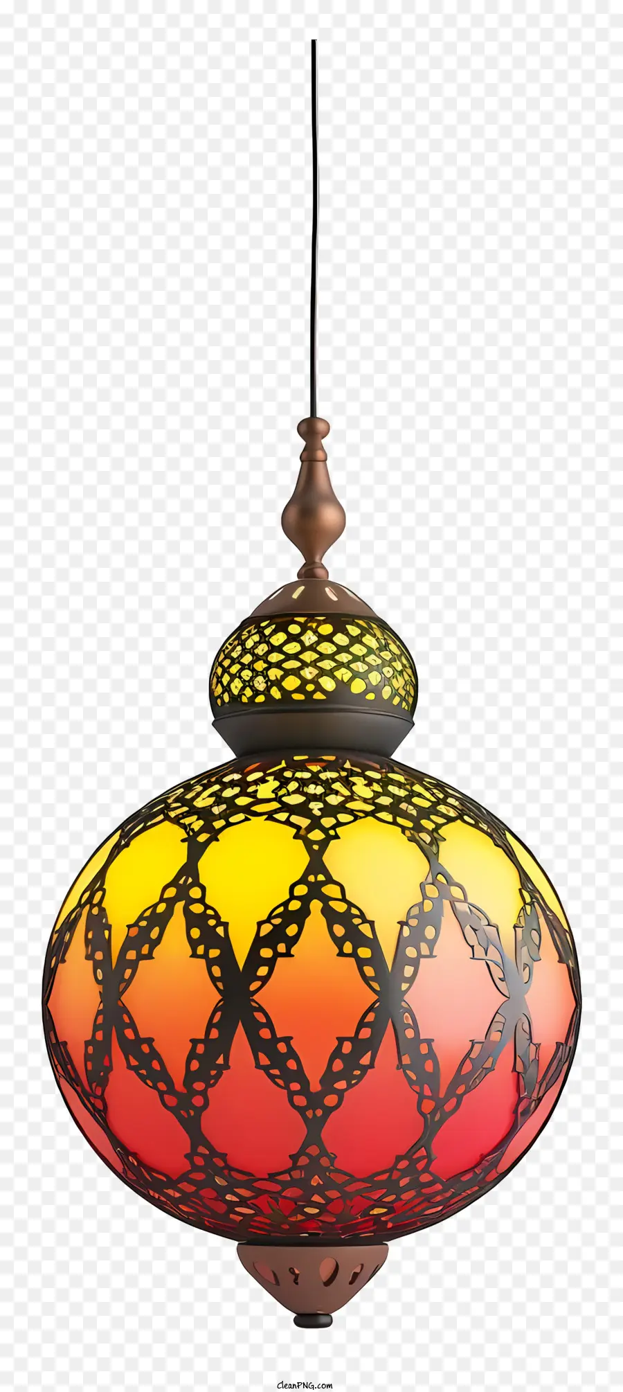 Islâmica Lâmpada，Lâmpada De Suspensão Vintage PNG