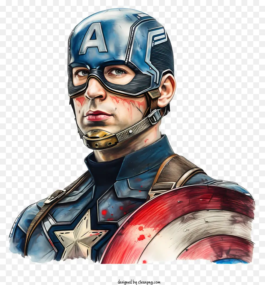 Capitão América，Super Herói Americano PNG