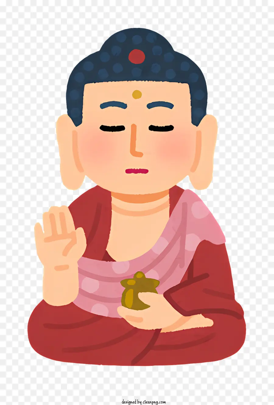 Monge Budista，Meditação PNG