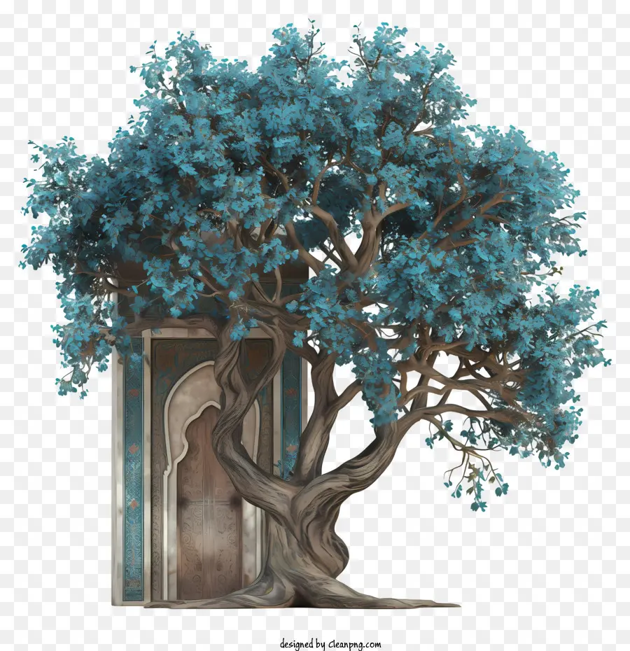 árvore De Arquitetura，Olive Tree Blue PNG