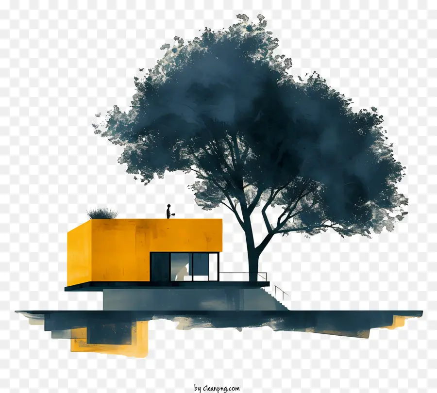 árvore De Arquitetura，Arquitetura única PNG
