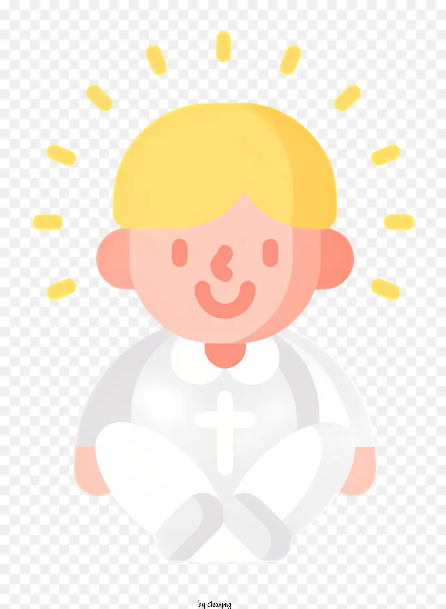 Ícone Do Batismo，Desenhos Animados Infantis PNG