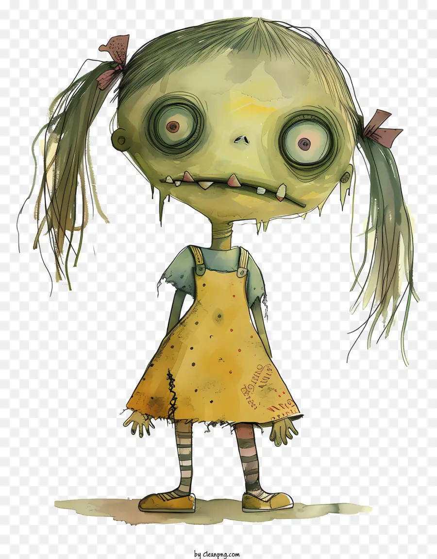 Zombie，Pequena Menina PNG