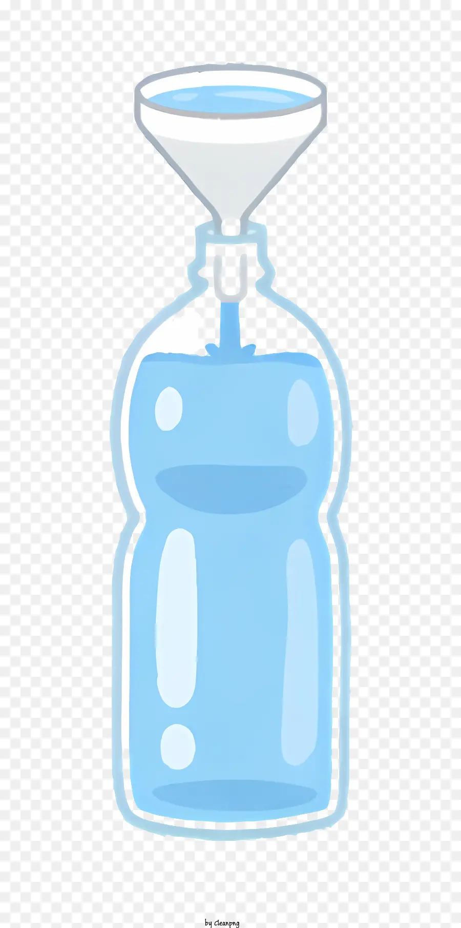 Garrafa De Plástico，O Frasco Azul PNG
