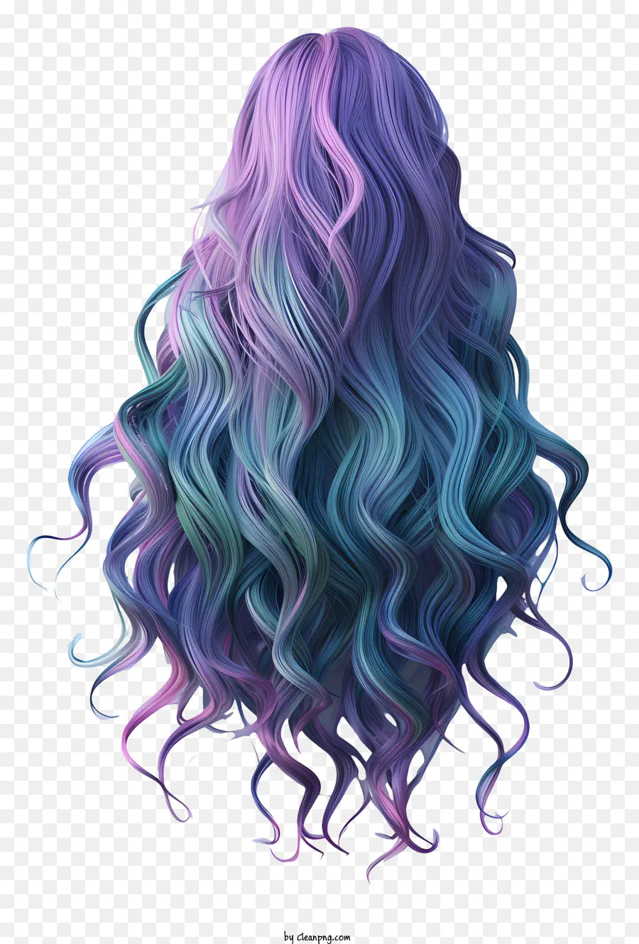 Longa Peruca De Cabelo，Cabelos Longos PNG