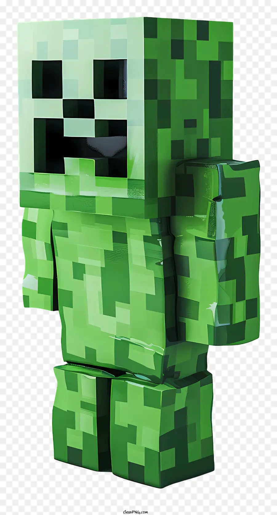 Minecraft Creeper，Criatura Assustadora PNG