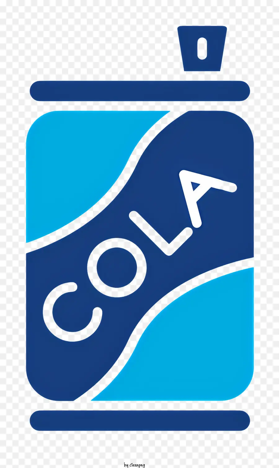 Cola ícone，Azul Garrafa De Plástico PNG