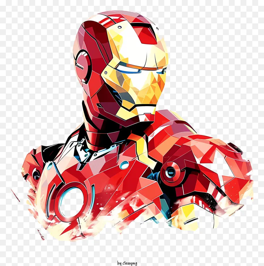 Homem De Ferro，Ilustração Do Homem De Ferro PNG