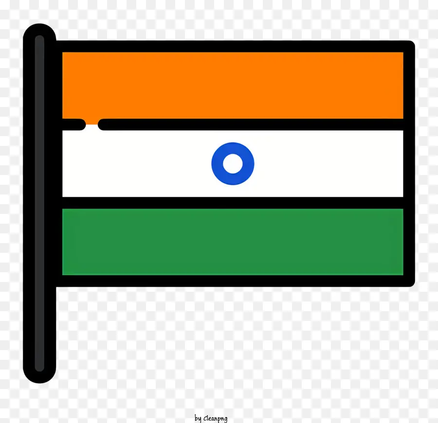 Ícone Da Bandeira Indiana，Indian Flag PNG