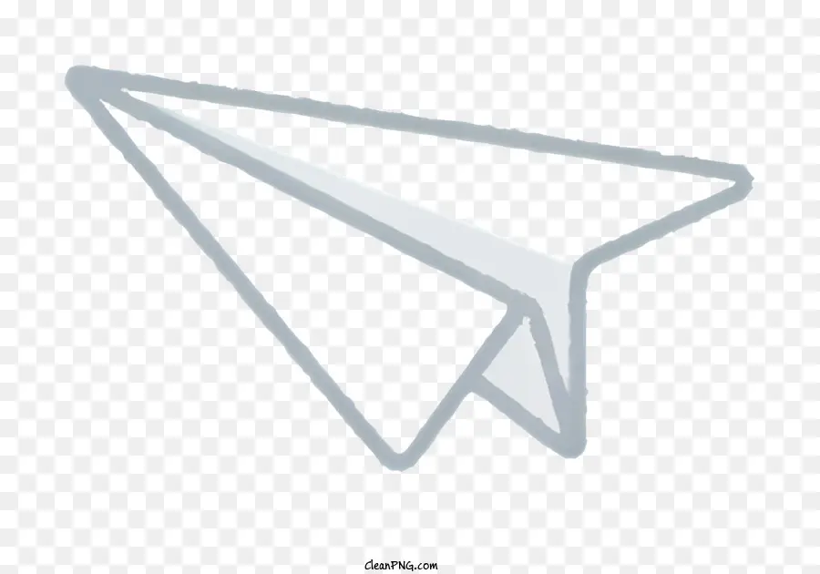 Paper Airplane，Avião De Papel Branco PNG