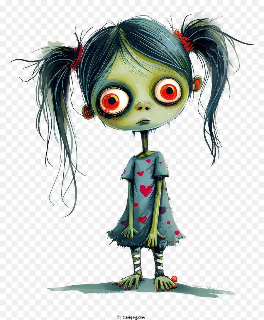 Zombie，Young Girl PNG